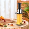 thumbnail image 3 of yuksok Cold Press Juice Extractor Easy to Clean Fruit Slow Masticating Juicer for Sport Orange, 3 of 9