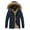 Dark Blue, variant on Bienzoe Boy's Anti-Pilling Soft Fleece Zipper School Uniform Hoodie Black 977X