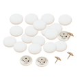 thumbnail image 1 of 20 Pcs Colorful Sewing Buttons Sewing Accessories Clothing Decoration Decoration White, 1 of 3