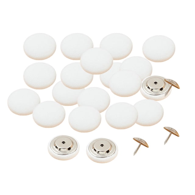 20 Pcs Colorful Sewing Buttons Sewing Accessories Clothing Decoration Decoration White