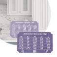 thumbnail image 1 of Hearth & Gear Wooden Baking Measurement Conversion Board Unique Kitchen Tool & Valentine's Pizza Ornament Ornament Christmas Ornament Packs Christmas Ornament Keepsake Ornament Pack And Christmas, 1 of 4
