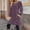 Purple, variant on pstuiky Athletic Dress for Women, Women's Loose Long Sleeve Casual Dress with Pockets Button Down Midi Dress for Women Round Neck Tunic Dress for Everyday Wear