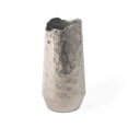 thumbnail image 1 of Samira Vase de Table en Métal 10 Pouces, Petit Nickel, 1 of 3