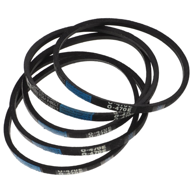 HEALEEP 5 Pcs Courroie de Machine à Laver Transmission en Caoutchouc Pièce de Rechange Noire pour Laveuse