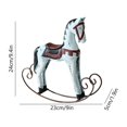 thumbnail image 3 of EGNMCR Home Decor, Room Decor, Wall Decor Nordical Nostalgic Style Horse Rocking Horse Table Decorations Home Decoration Pines Horse Rocking Horse Crafts wooden horse, 3 of 6
