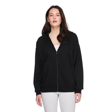 No Boundaries Women's Oversized Full Zip Hoodie