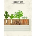 thumbnail image 4 of BeesClover Easy-Assembly Galvanized Garden Bed - Large Raised Planter Box for Herbs and Vegetables, 4 of 7