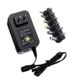 thumbnail image 2 of Adaptateur CA/CC 3V 4,5V 5V 7,5V 9V 2A 2,5A Réglable Adaptateur d'Alimentation Universel 30W, 2 of 7