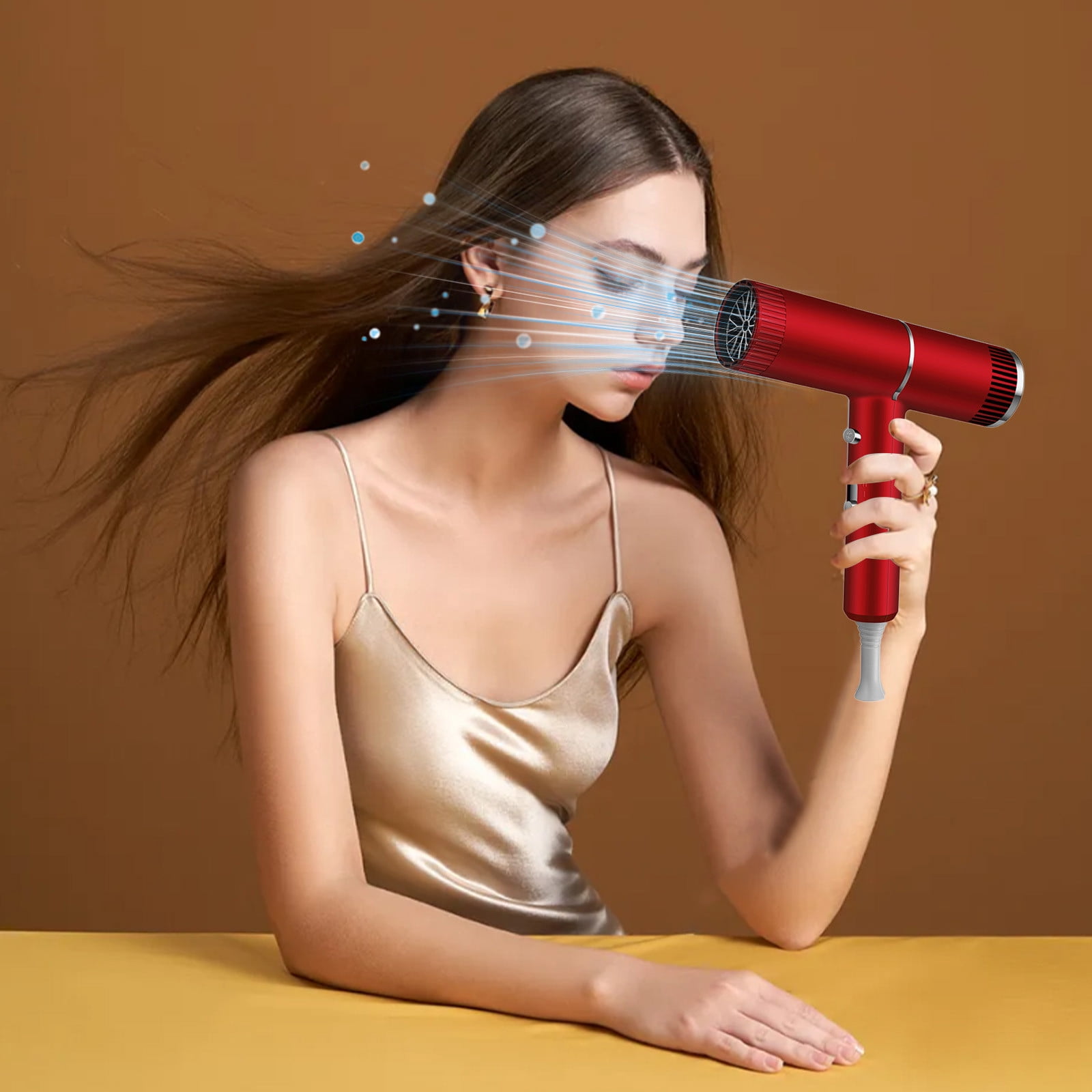 Aidoshy Hair Dryer,High Speed Hair Dryer,Electric Hair Dryer High-power Electric Hair Dryer Home Hair Dryer Hot Wind Comb Hair Salon Blowing Comb,Home Use Perfect Gift