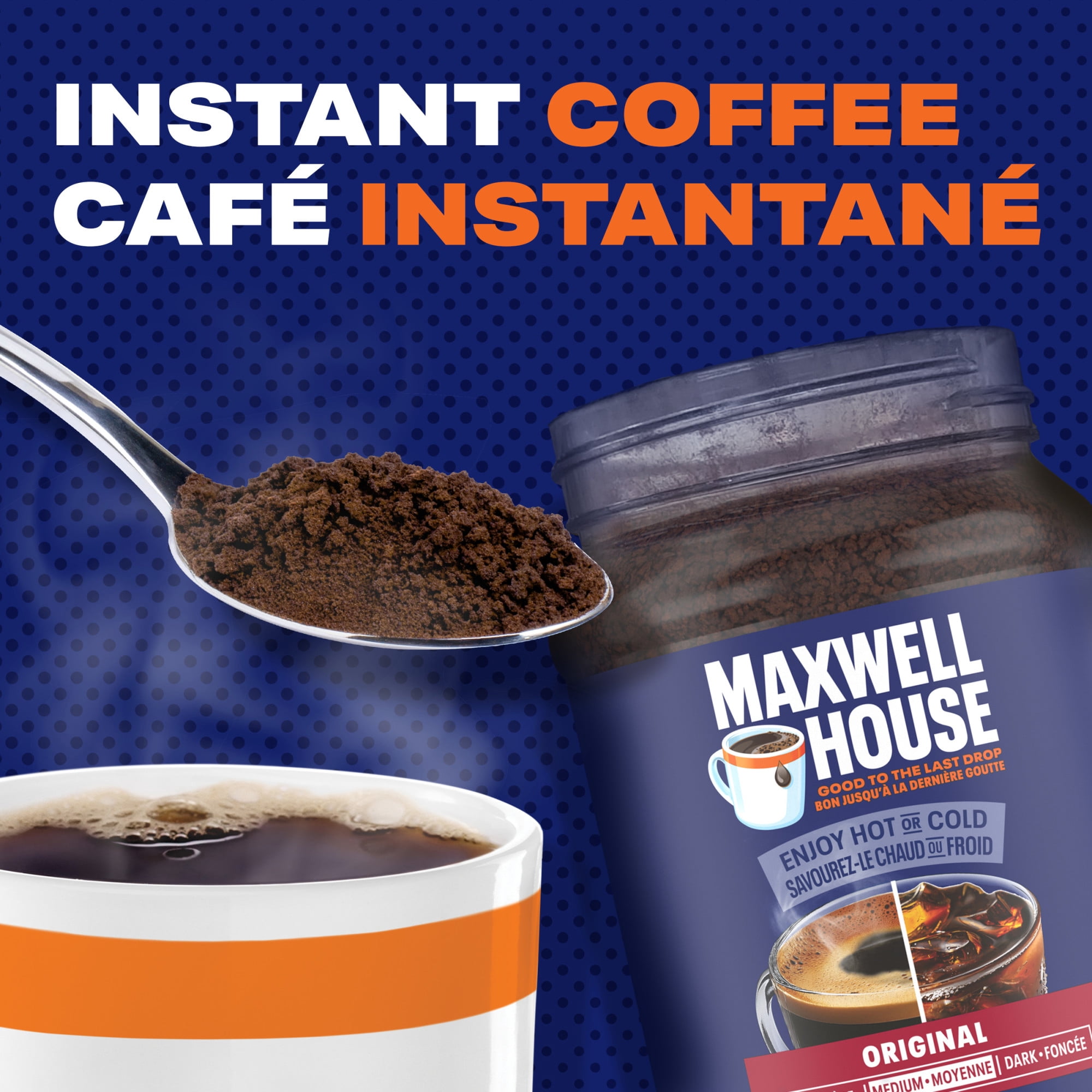 Maxwell House Original Roast Instant Coffee, 150 g Jar