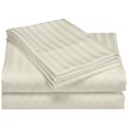 thumbnail image 1 of Hotel Collection 1200 Super Soft & Wrinkle Free Luxurious Stripe 6-Piece Sheet Set (Full, Ivory), 1 of 1