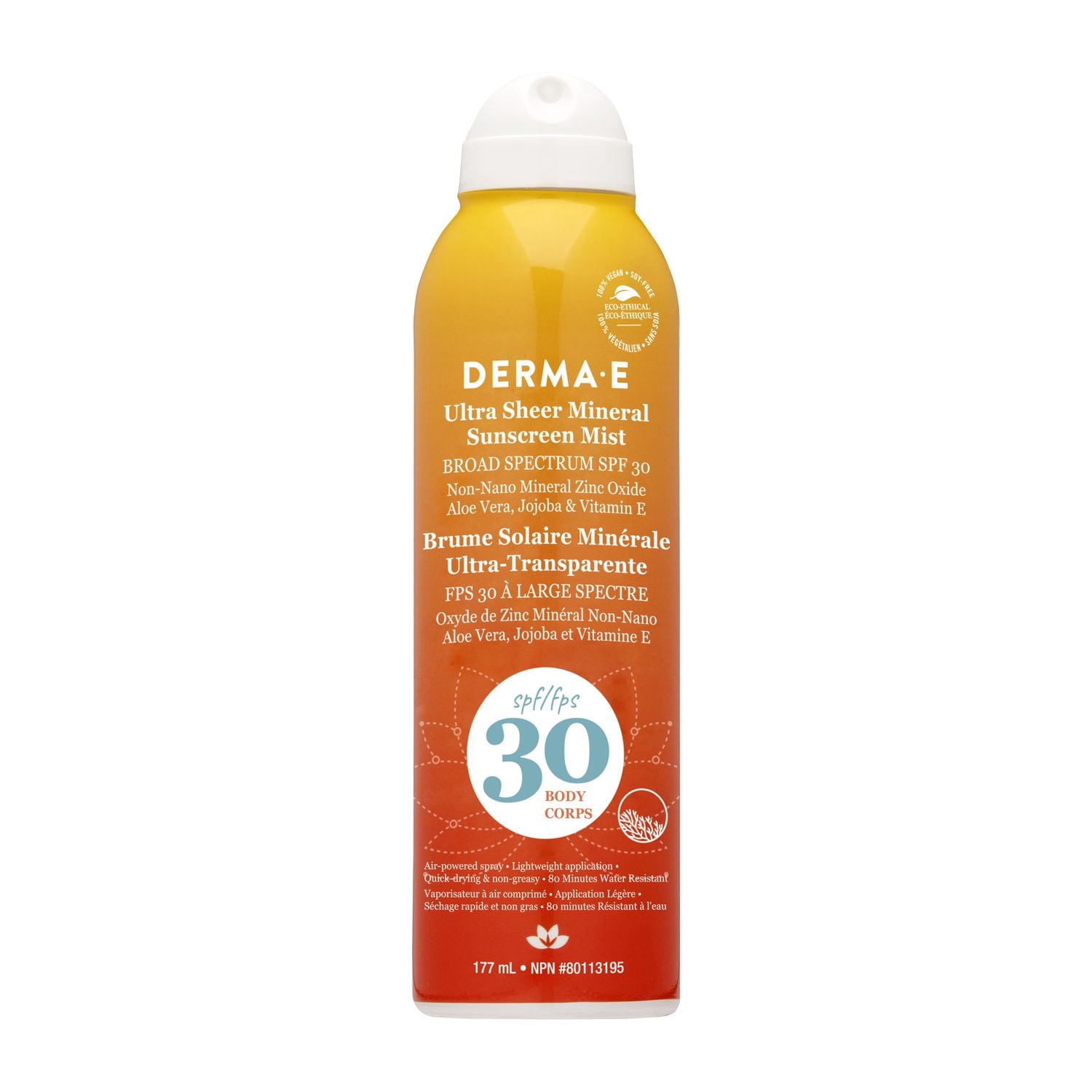 Ultra Sheer Mineral Brume Solaire pour le Corps FPS 30