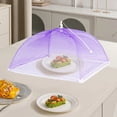 thumbnail image 3 of Food Storage Reusable Mesh Food Cover 43x43 cm Foldable Shield for Fresh Produce Cakes Fruit Picnic BBQ Kitchen Organizer Durable Polyester Net Guard, 3 of 3