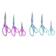 thumbnail image 3 of Xingzhi 3pcs Stainless Steel Sewing Scissors Set High Precision Cutters For Tailors And Crafters Sharp Pastel purple, 3 of 6