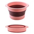 thumbnail image 3 of Household Portable Foot Soaking Bucket Foldable Foot Bath Massage Barrel, 3 of 5