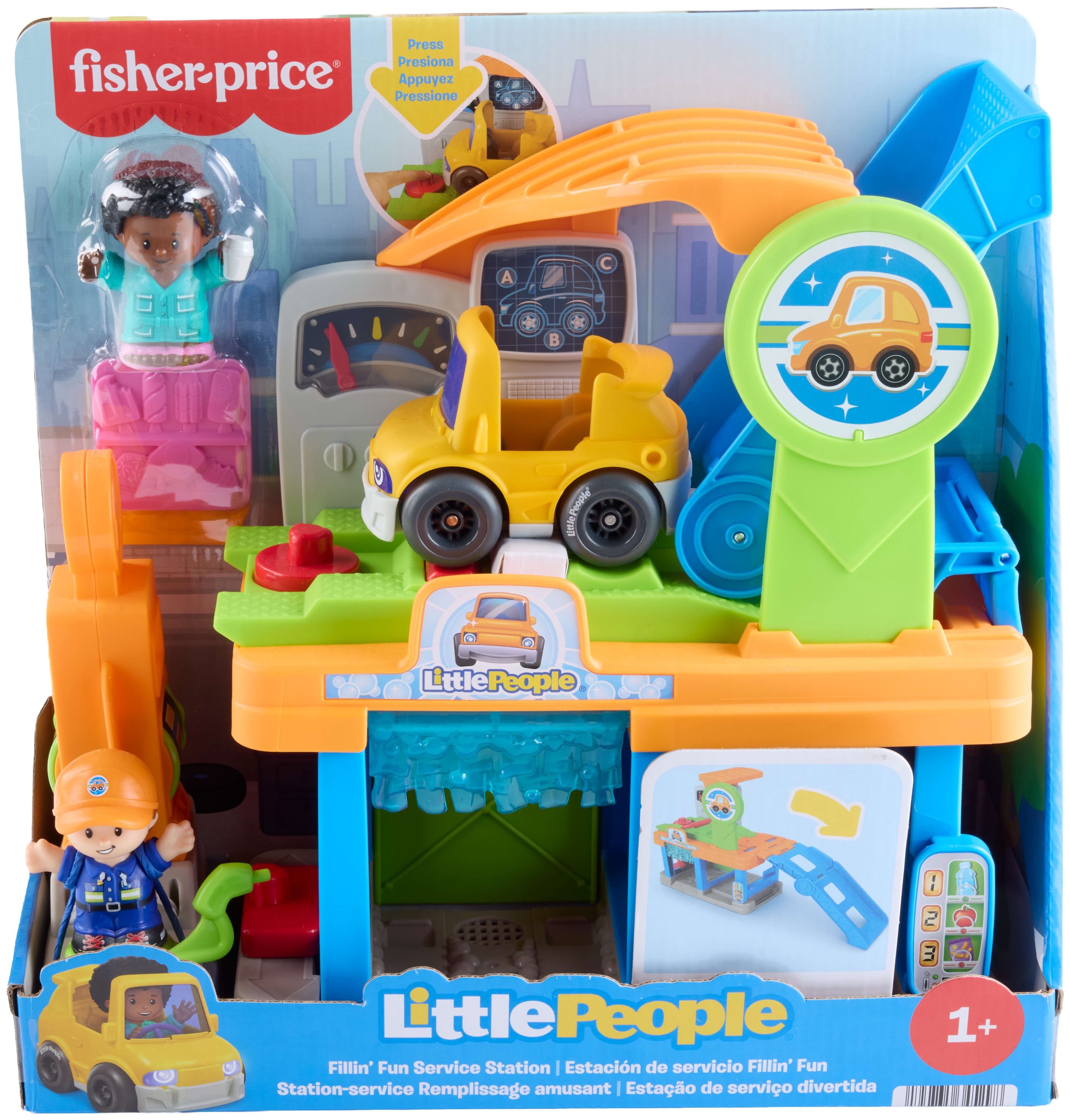 Fisher-Price-La Station de Lavage Rigolote Little People dès 1 an