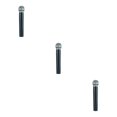 thumbnail image 3 of QualitChoice Microphone Artificiel Portatif à Main pour Enfants, Diffusion en Direct, Scène, Performance, Simulation Portable, Faux Micro, Accessoires, Jouet, Festival, 48 Tubes, Ensemble de 3, 3 of 6