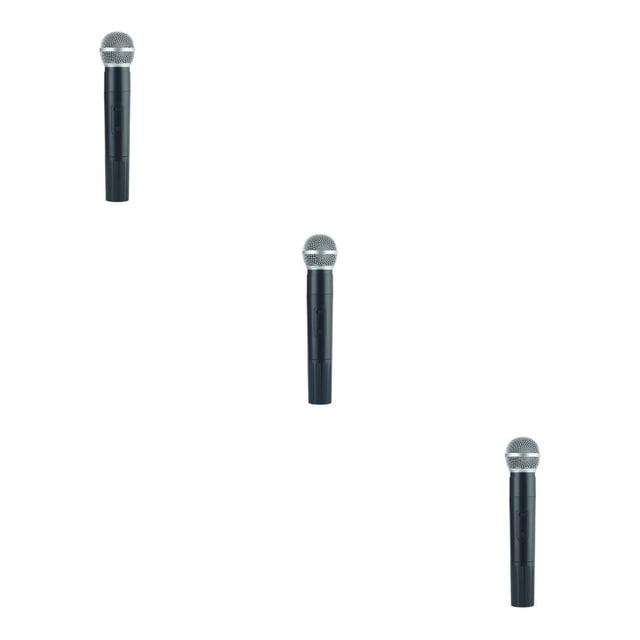Wisewang Children Artificial Handheld Microphone Live Streaming Stage Performance Simulation Mic Props Toy Birthday 48 Tube 3Set