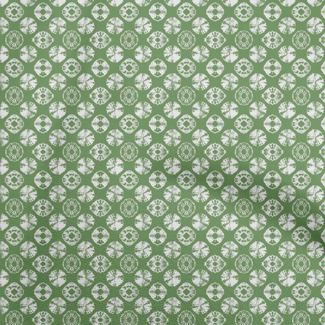 oneOone Rayon Pear Green Fabric Asian Tye & Dye Craft Projects Decor Fabric Printed By The Yard 56 Inch Wide