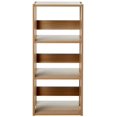 thumbnail image 4 of IRIS USA OWR-400N 3-Shelf Open Wood Shelving Unit Medium Natural 1 Pack, 4 of 5