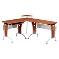 thumbnail image 1 of Techni Mobili L Shaped Modern Office Desk and Computer Workstation, 1 of 5