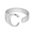 thumbnail image 1 of EGNMCR Rings Fashion Couple Ring Twenty Six English Letter Open Ring Couple Jewelry Letter ring, 1 of 1