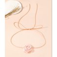 thumbnail image 3 of LinYooLi Collier Ras du Cou Fleuri pour Femmes Collier Gothique Floral à Lacets Collier Rose Long Collier en Velours pour Mariage Fête d'Été, 3 of 5