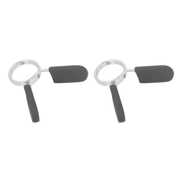 Dumbbell Spring Clip, Anti Slip 30mm Easy Use Strong Grip Spring Clip Collars Steel for Weight Bar