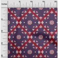 thumbnail image 1 of oneOone Polyester Lycra Fabric Swirl Ikat Print Sewing Fabric BTY 56 Inch Wide, 1 of 4