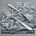 thumbnail image 4 of Bestdin 24 Pieces Dinner Forks, Food Grade Stainless Steel 7.1" Forks Silverware, Table Forks Use for Home Kitchen Restaurant, Flatware Silverware Forks, Mirror Polished & Dishwasher Safe, 4 of 7