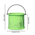 thumbnail image 3 of Five Colors Optional Retractable Folding Portable Small Bucket Children Outdoor Travel Water Storage Bucket Car Washing Tools, 3 of 3