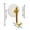 B, variant on PRETXORVE Acrylic Hook No Punching Transparent Adhesive Hook Strong Adhesive Hook Bathroom Hook Hook 1pc/2pc
