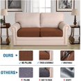 thumbnail image 2 of Super Stretch Stylish Cushions Covers/Furniture Cover Spandex Jacquard Small Checked Pattern Super Soft Slipcover Washable Individual, 2 of 7