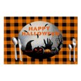 thumbnail image 1 of Lucoss Halloween Placemats, Ghost Owl Pumpkin Heat-Resistant Washable Table Place Mats for Kitchen Dining Table Decoration, 1 of 6