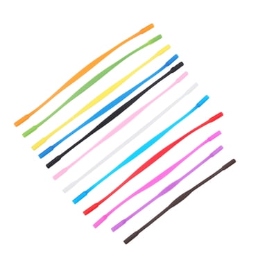 SHISUYAN 12pcs Anti-slip Glasses Cords Simple Eyeglasses Straps Portable Lightweight Glasses Strings Glasses Accessory (Random Color)