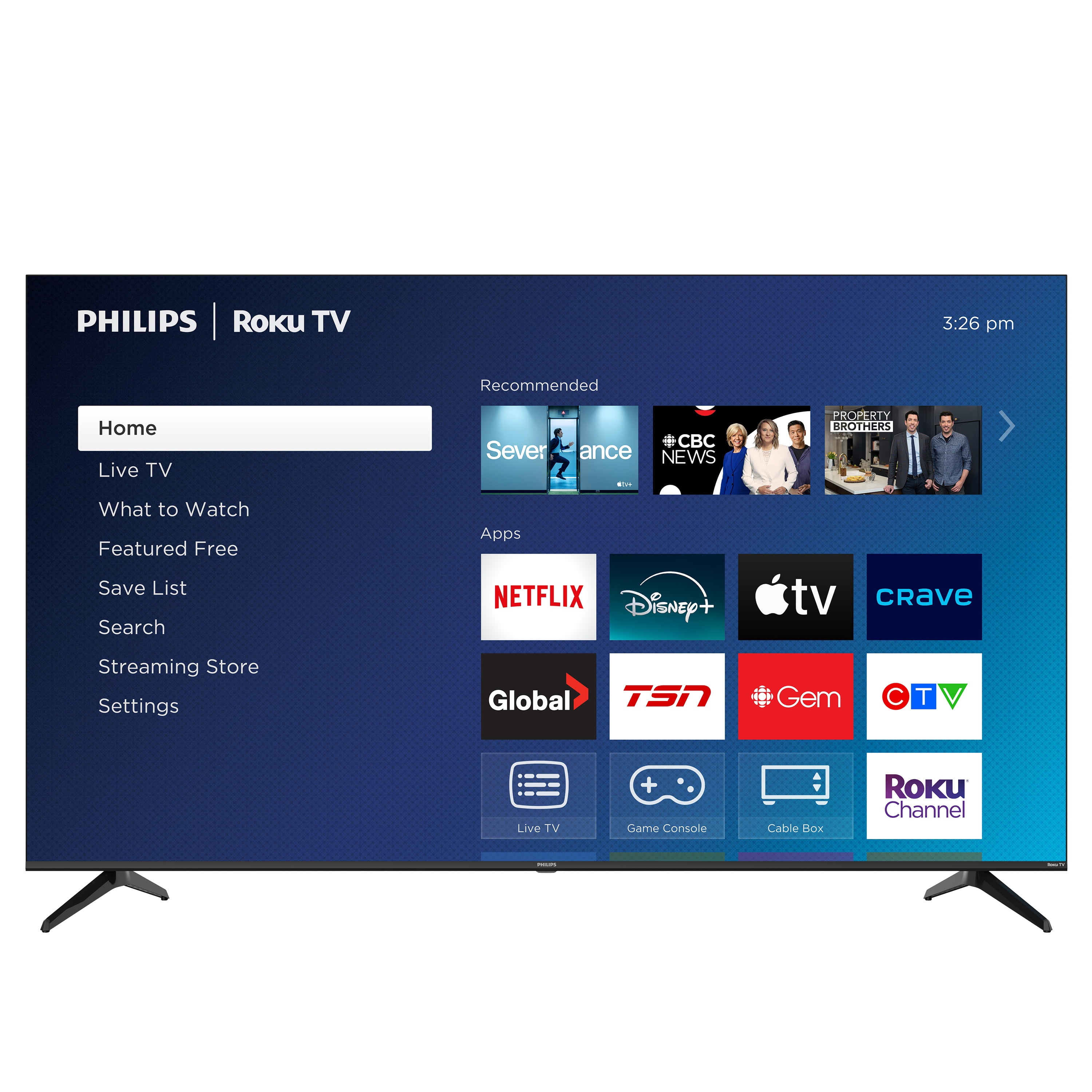 Philips 75" 4K UHD LED Roku Smart TV 75PUL6673/F6