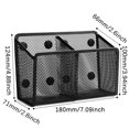 thumbnail image 4 of Desk Organizers and Storage Drawers Office Desk Organizer with 2 Compartments Drawer | the Mesh Collection Black Desk Drawer Organizers and Storage Office Supplies Desk Organizer, 4 of 8