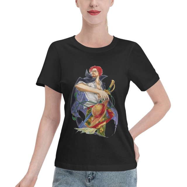 Women's Basic Short Sleeve T-Shirt Naruto Shanks
