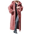 thumbnail image 1 of Kcodviy Women Casual Solid Knit Coat Dresses for Women Knee Length Button Plus Size Long Sweaters for Women Cardigans with Pockets Sleeve Sweater Long Cardigan Outwear Sweater for Women Coat, 1 of 4