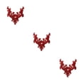 thumbnail image 1 of maskred Beautiful And Easy To Rhinestones Applique Sew On Beads Trim Patches Versatile Beautiful And Elegant vermeil 3Set, 1 of 6
