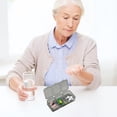 thumbnail image 4 of 2025 New Upgrade Portable Morning Noon And Night 3 Compartments Small Pills Box Dispensing Elderly Convenience Pills Box Small Plastic Transparent Small Box, 4 of 6