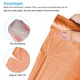 thumbnail image 4 of Uxcell Small Trash Bags Garbage Waste Basket Liners for Kitchen Office Bathroom Orange, 4 of 5