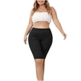 thumbnail image 3 of Women Plus Size Biker Shorts Gym Workout Running Yoga Athletic Shorts, 3 of 6