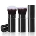 thumbnail image 1 of LNGOOR Pro Makeup Retractable Airbrush Kabuki Brush - Smooth Foundation Application for Liquid  Cream  and Powder Makeup - Durable Aluminum Handle  Portable  and Easy to Clean, 1 of 7