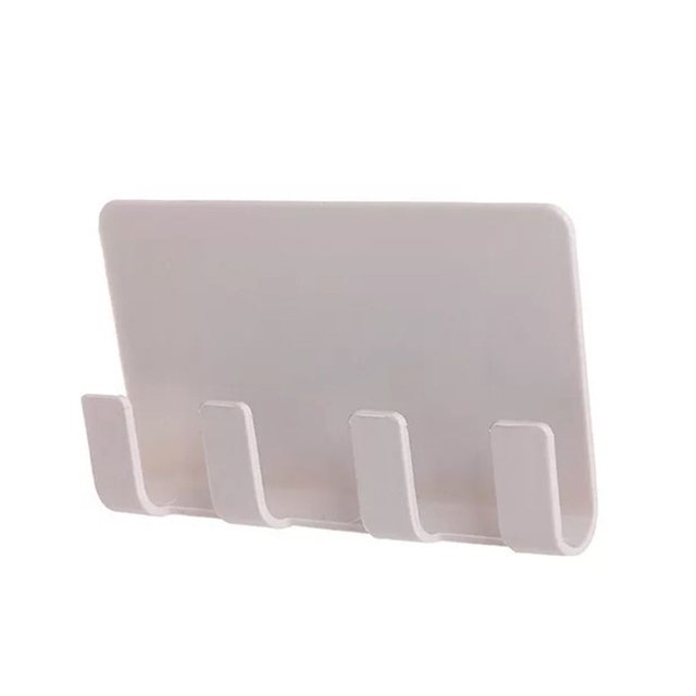 stanreset 2Pcs Practical Wall Phone Holder Socket Charging Box Shelf Bracket Stand Holder Khaki 1Set