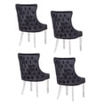 thumbnail image 4 of Chaises Stonefort noires (Plata Import), 4 of 4