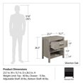 thumbnail image 3 of Ameriwood Home Beaumont Nightstand, Black Oak, 3 of 9