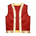 thumbnail image 3 of Hansber Costume de Lampe Prince Arabe pour Homme Veste Sans Manches Gilet Toad Halloween Cosplay Jeu de Rôle Fête Déguisement Rouge m, 3 of 6
