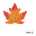 thumbnail image 2 of Yhmxh Home Decor Home Essentials Home Goods Home Accessories Simulated Maple Leaf Fall Classroom Decoration Maple Leaf Halloween Party Decoration Maple Leaf 50pcs Simulated Maple Leaf, 2 of 6