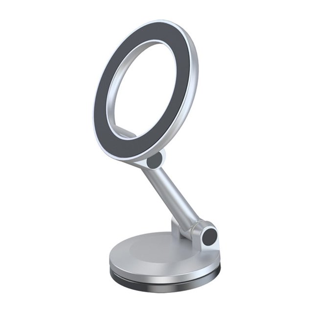 Support Magnétique pour Téléphone de Voiture, Support de Téléphone pour Tableau de Bord, Support de Téléphone à Ventouse, Support de Navigation Mains Libres, Support de Véhicule Réglable à Rotation 360 pour Conduite GPS